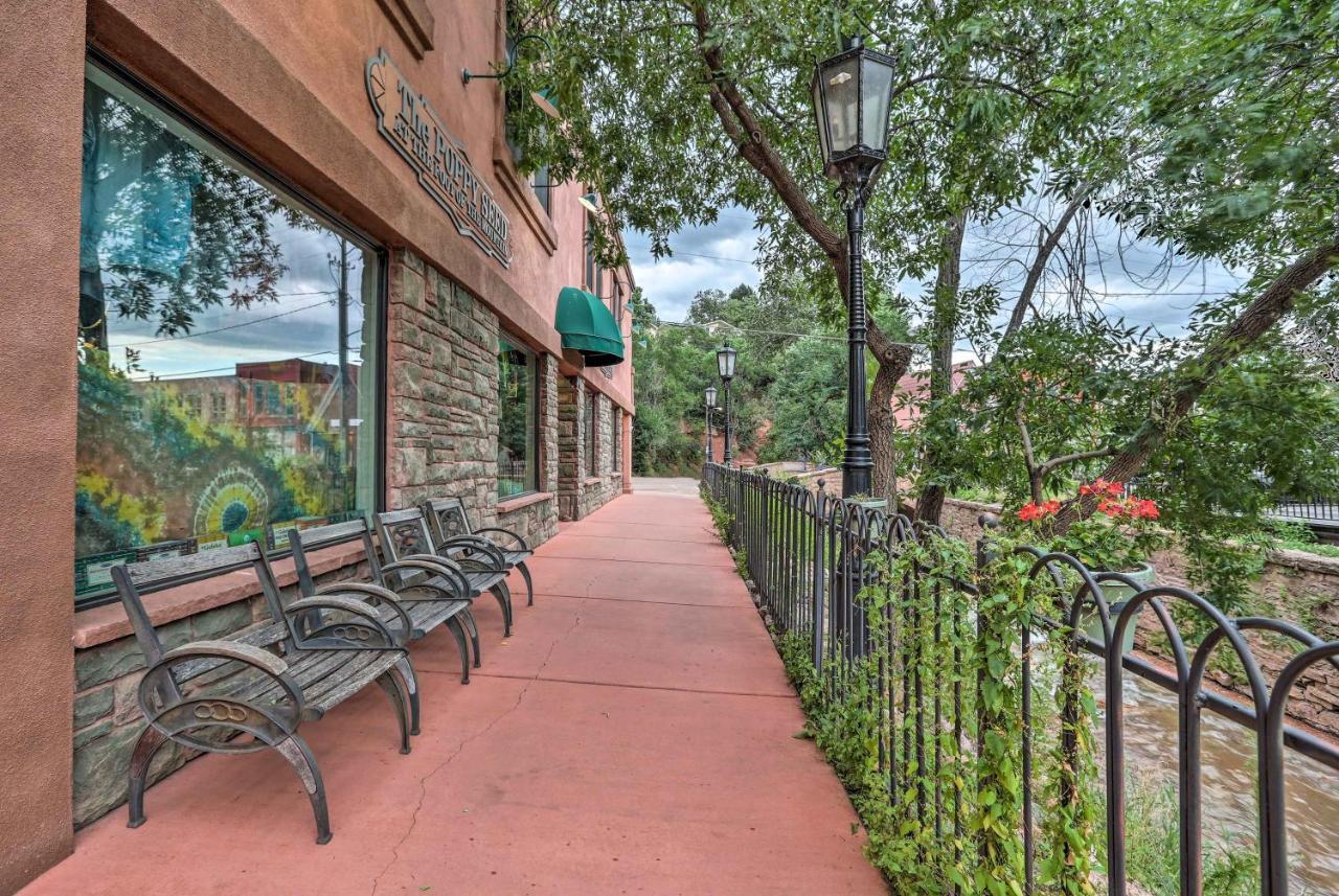 Downtown Manitou Springs Home Tranquil Creek View Exterior foto